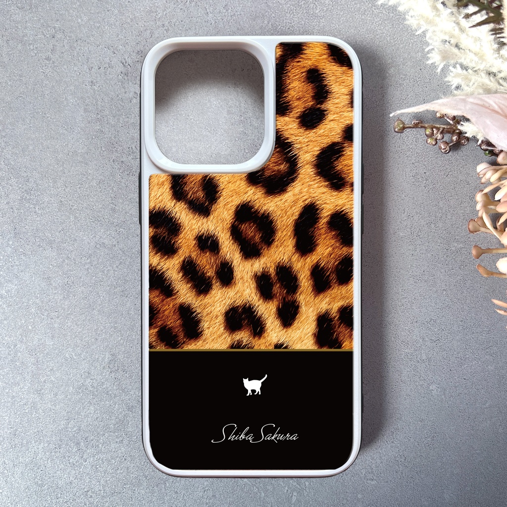 ベンガル猫のスマホケース(強化ガラス) iphoneケース iPhone17e Air iphone13 iphone16e iphone15 猫 ベンガル レオパード iphone14 アニマル