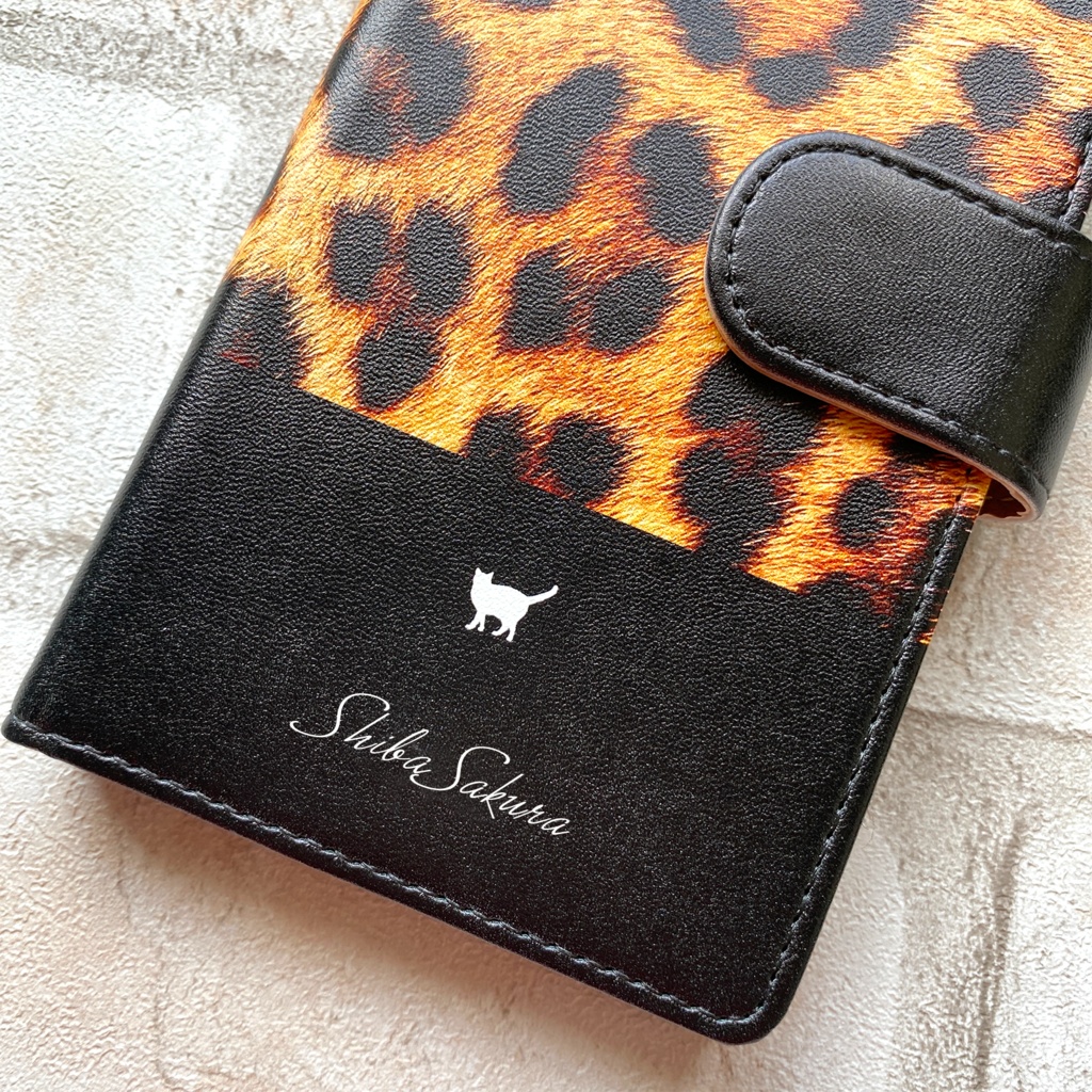 ベンガル猫の手帳型スマホケース 全機種対応 手帳型 スマホケース iPhone17 Air iphone15 iphone16e iphone14 猫 レオパード