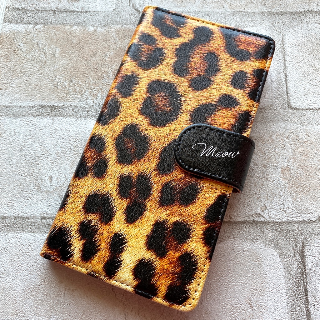 ベンガル猫の手帳型スマホケース 全機種対応 手帳型 スマホケース iPhone17 Air iphone15 iphone16e iphone14 猫 レオパード アニマル柄