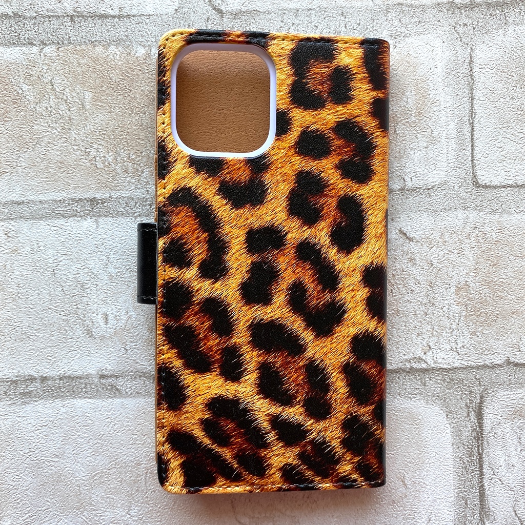 ベンガル猫の手帳型スマホケース 全機種対応 手帳型 スマホケース iPhone17 Air iphone15 iphone16e iphone14 猫 レオパード アニマル柄