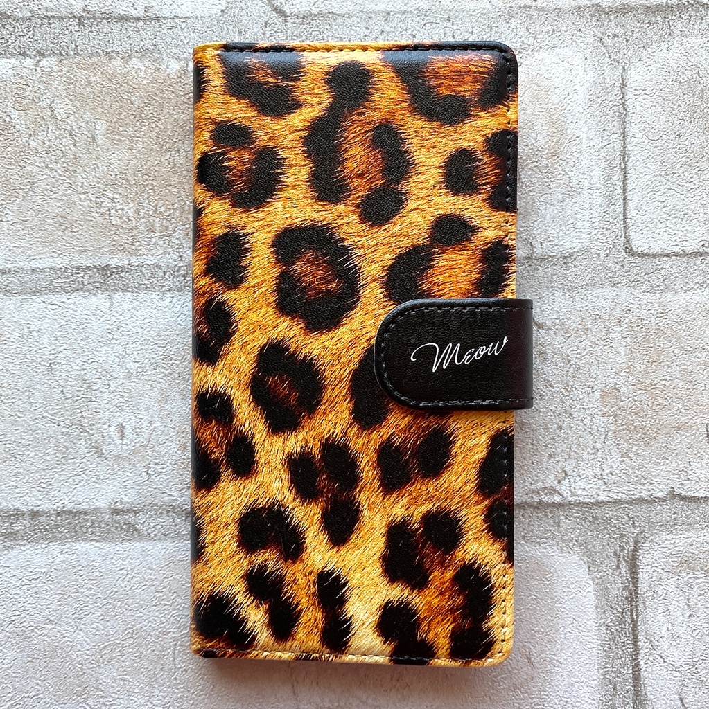 ベンガル猫の手帳型スマホケース 全機種対応 手帳型 スマホケース iPhone17 Air iphone15 iphone16e iphone14 猫 レオパード アニマル柄