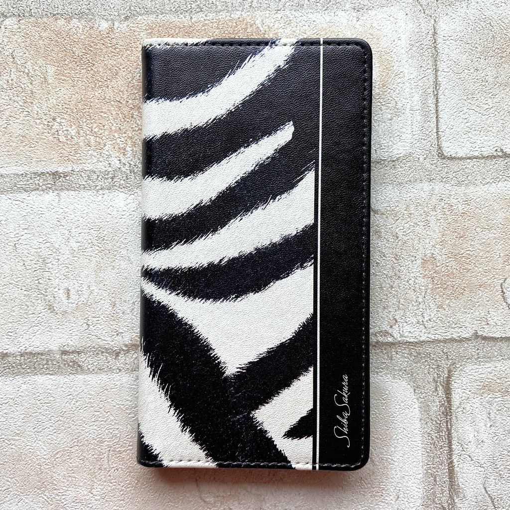 ゼブラの手帳型スマホケース iphone16e iphone14 iphone15 iPhone17 Air 全機種対応 ゼブラ柄 アニマル柄 手帳型 スマホケース 動物