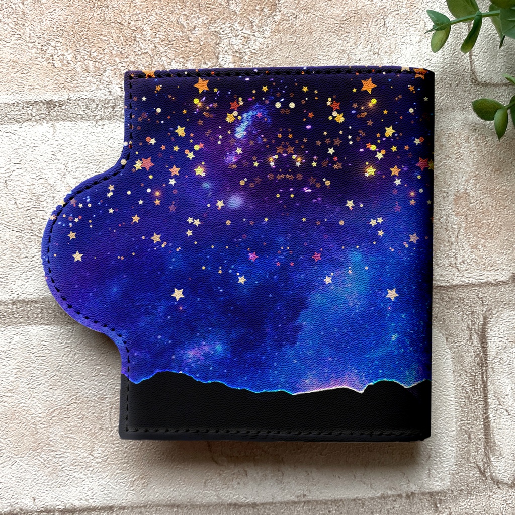 猫 マスクケース マスクカバー 宇宙 仮置き マスク マスクホルダー 黒猫 星座