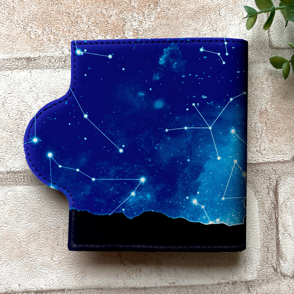 猫 マスクケース マスクカバー 宇宙 仮置き マスク マスクホルダー 黒猫 星座