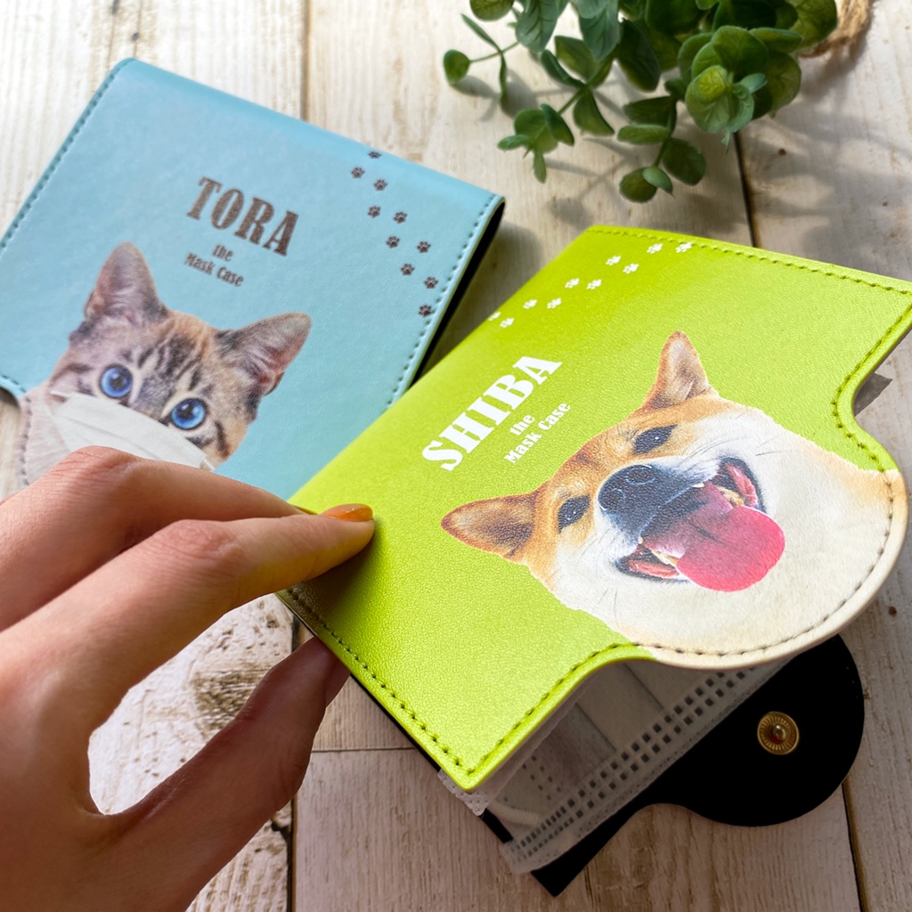 猫 マスクケース マスクカバー 仮置き マスク マスクホルダー