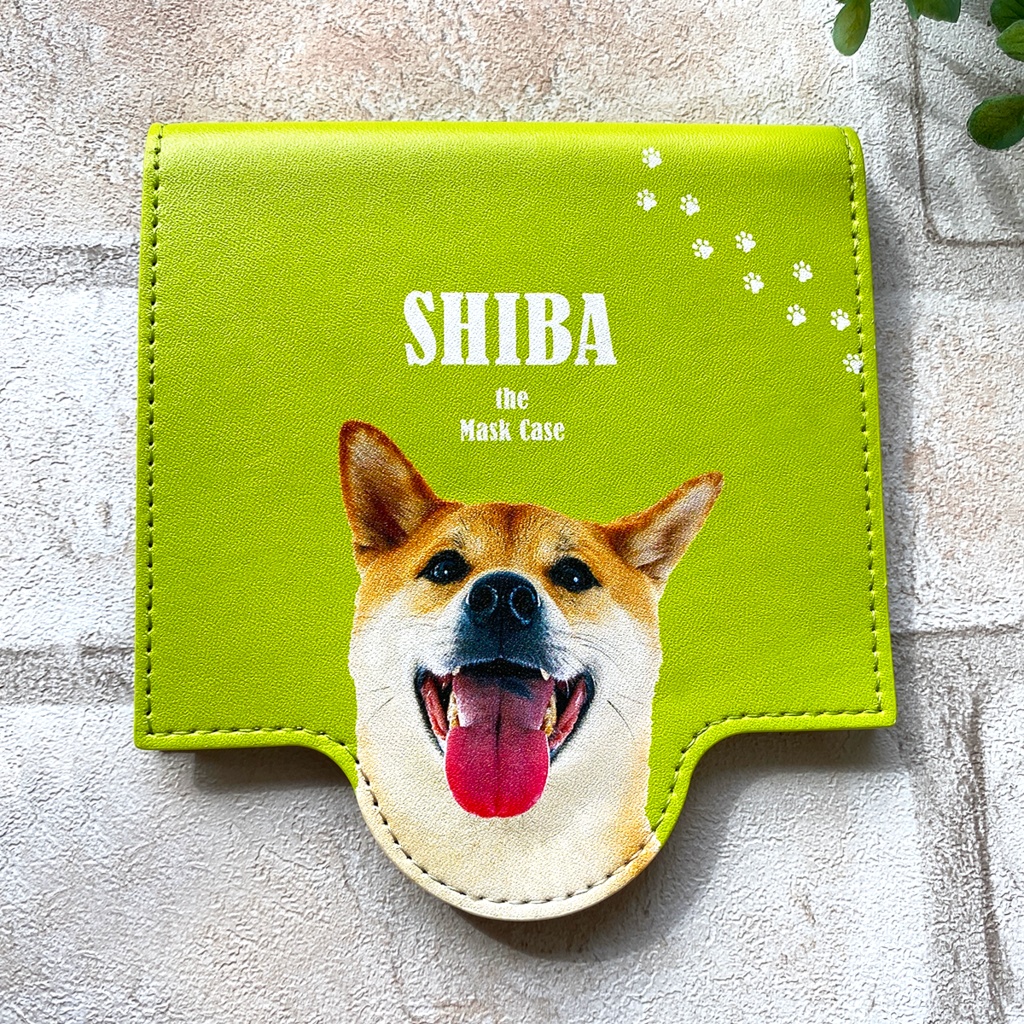 柴犬 マスクケース マスクカバー 犬 仮置き マスク マスクホルダー
