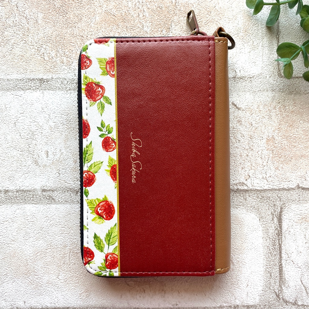 ワイルドストロベリーのコインケース(レッド) いちご ストロベリー コインケース