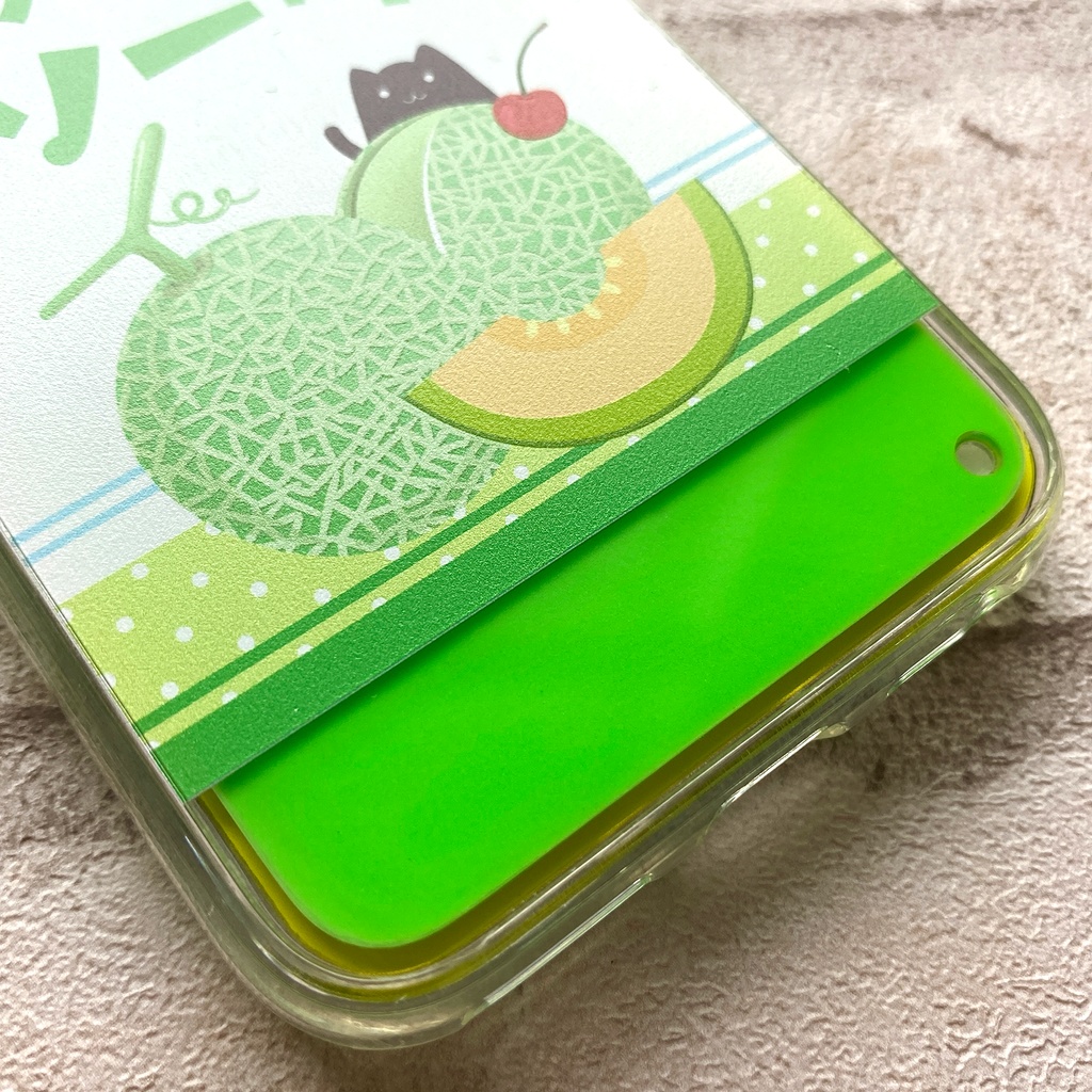 黒猫とメロンソーダのネオンスマホケース 黒猫 iPhone15 iphone14 iphone16 猫 メロンソーダ ネオン スマホケース iPhone16e