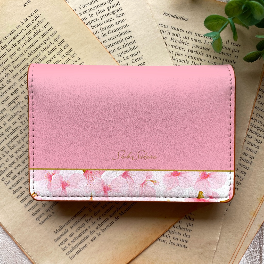 春の桜の名刺ケース 桜 春 花 カードケース 名刺入れ