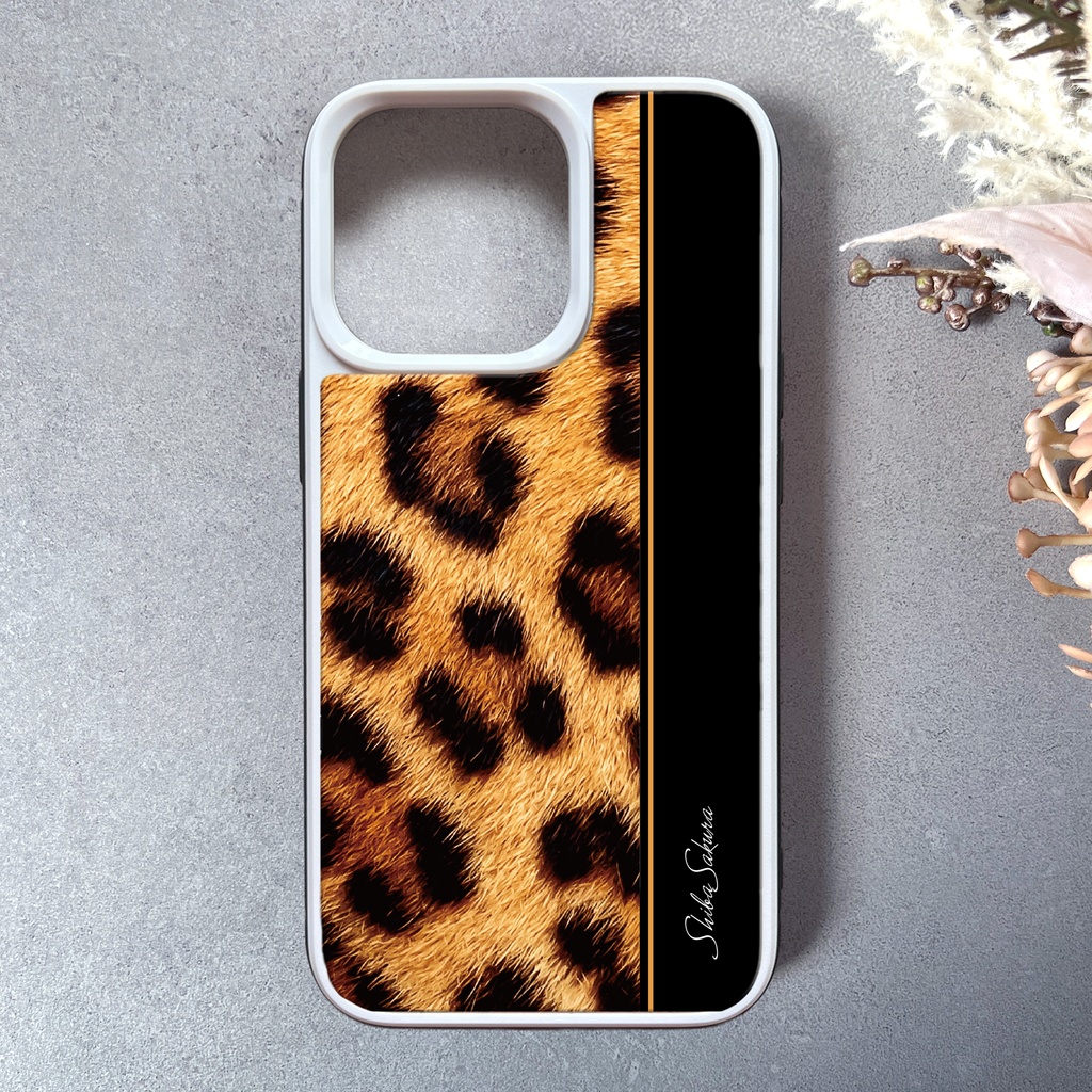 レオパードのガラススマホケース ベンガル レオパード 猫 スマホケース 強化ガラス iPhone16 iphone13 iphone15 iPhone17e Air iphone14