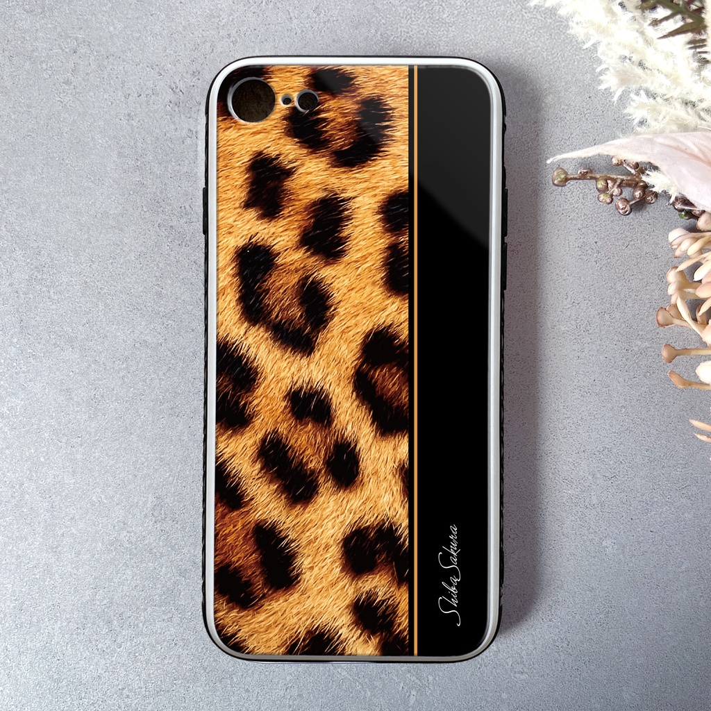 レオパードのガラススマホケース ベンガル レオパード 猫 スマホケース 強化ガラス iPhone16 iphone13 iphone15 iPhone17e Air iphone14