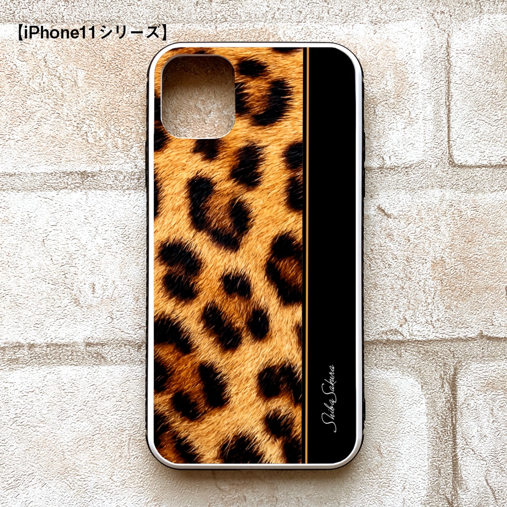 レオパードのガラススマホケース ベンガル レオパード 猫 スマホケース 強化ガラス iPhone16 iphone13 iphone15 iPhone17 Air iphone14