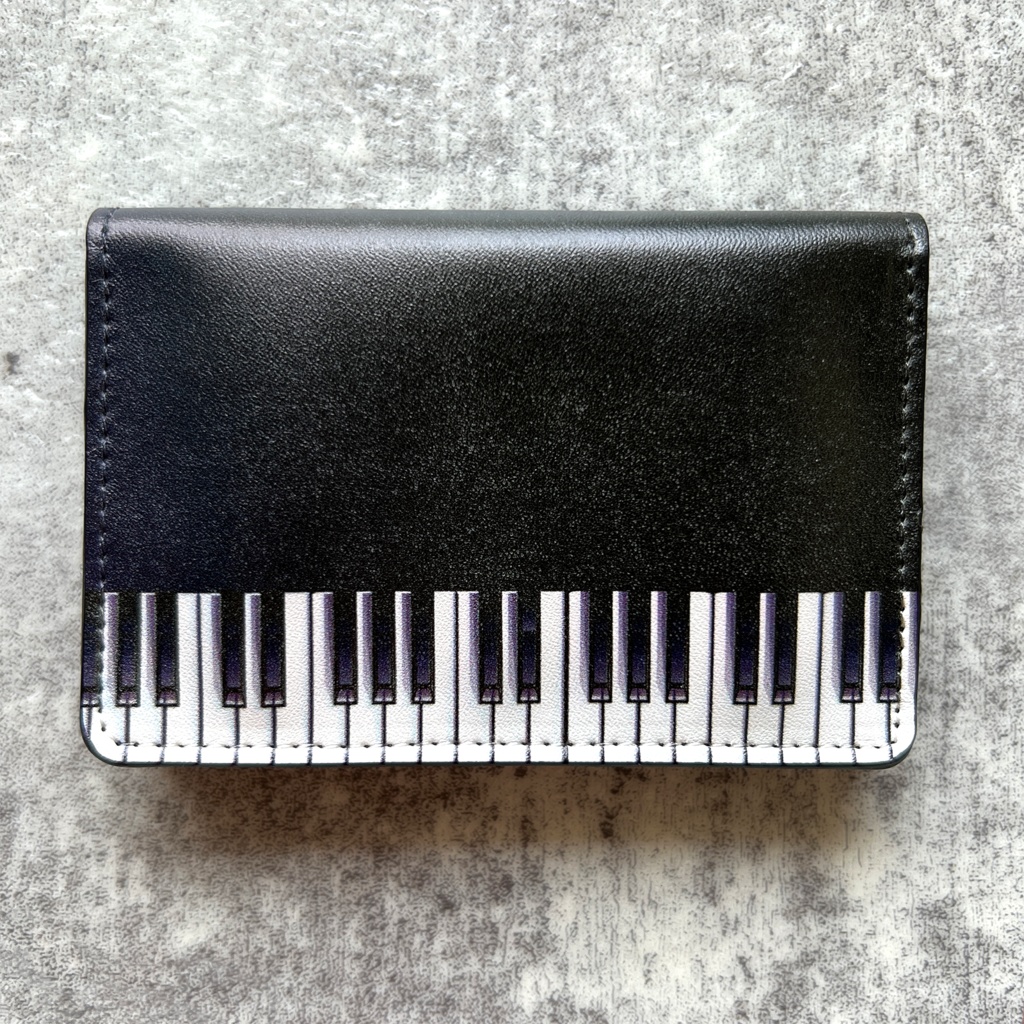 ピアノの名刺ケース ピアノ 音楽 メンズ カードケース 名刺入れ