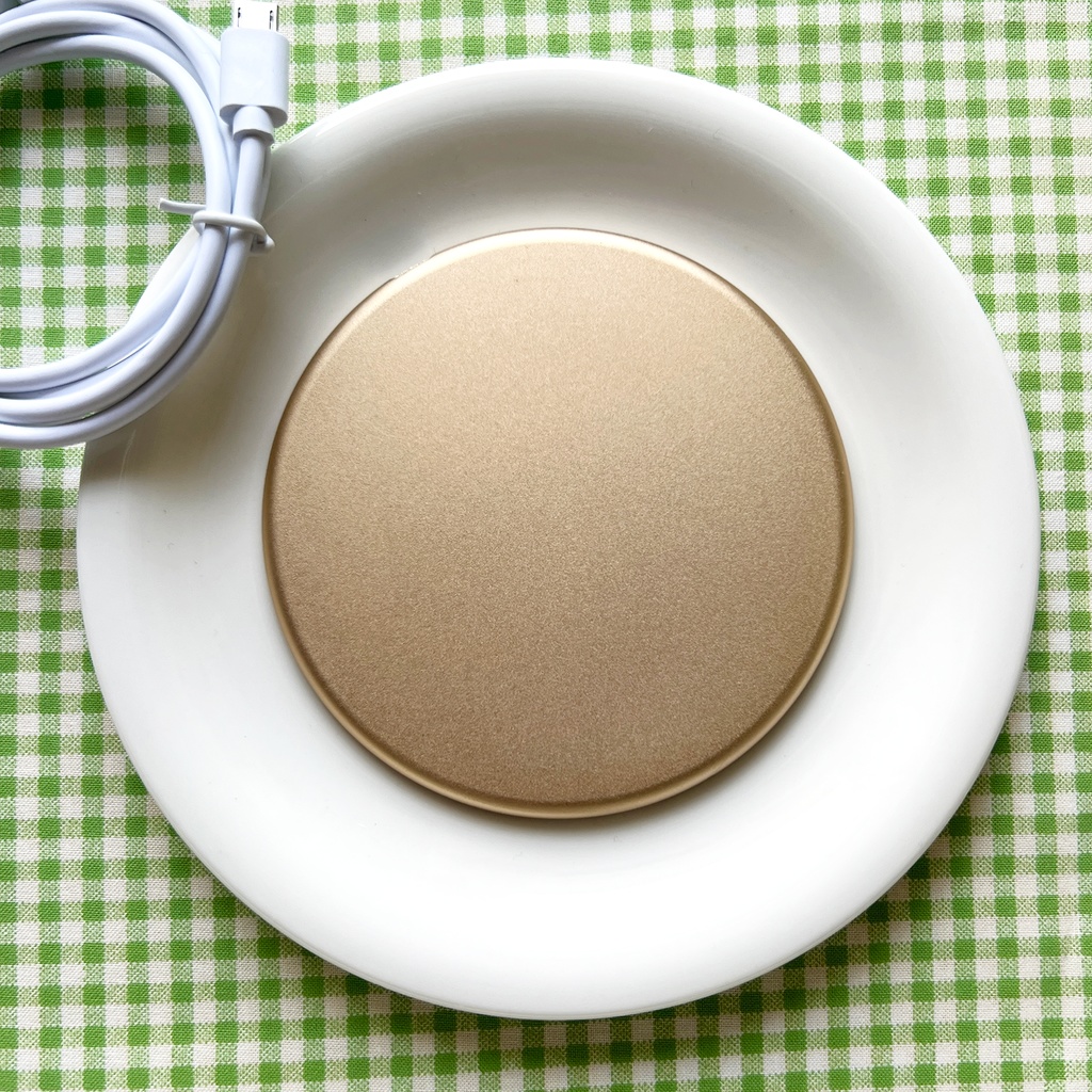 つやつやパンケーキのモバイルバッテリー Qi ワイヤレス 充電器 ホットケーキ