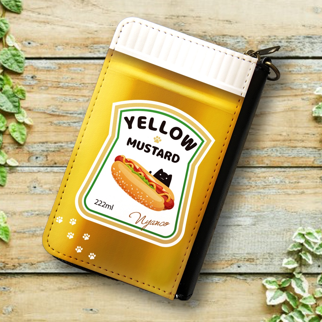 にゃんこマスタードのコインケース 猫 黒猫 コインケース 小銭入れ