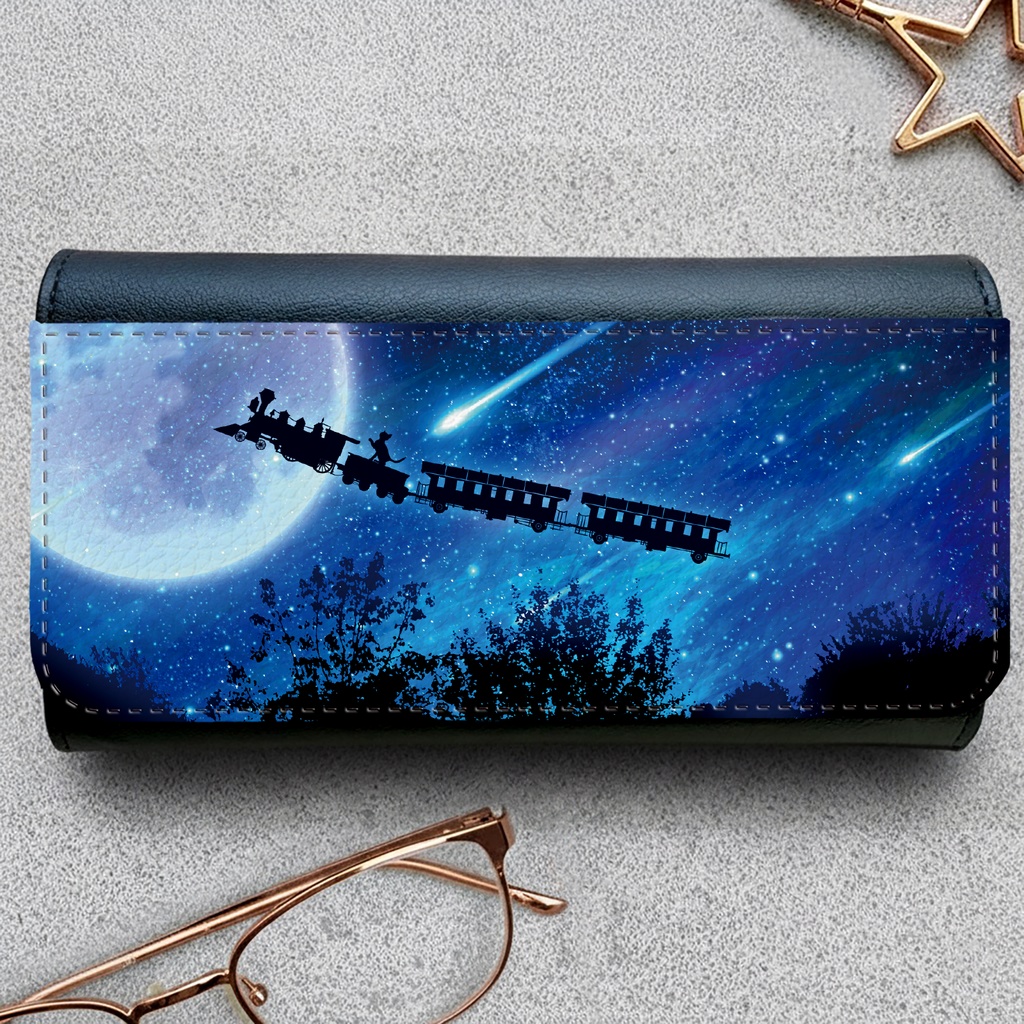 銀河鉄道の猫 メガネケース 宇宙 黒猫 猫