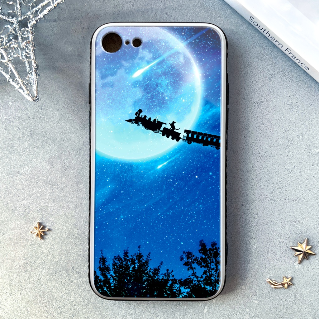 銀河鉄道の猫 iphoneケース（強化ガラス） スマホケース 猫 黒猫 iphone16 iphone14 iphone15 iPhone17e Air iphone13 他