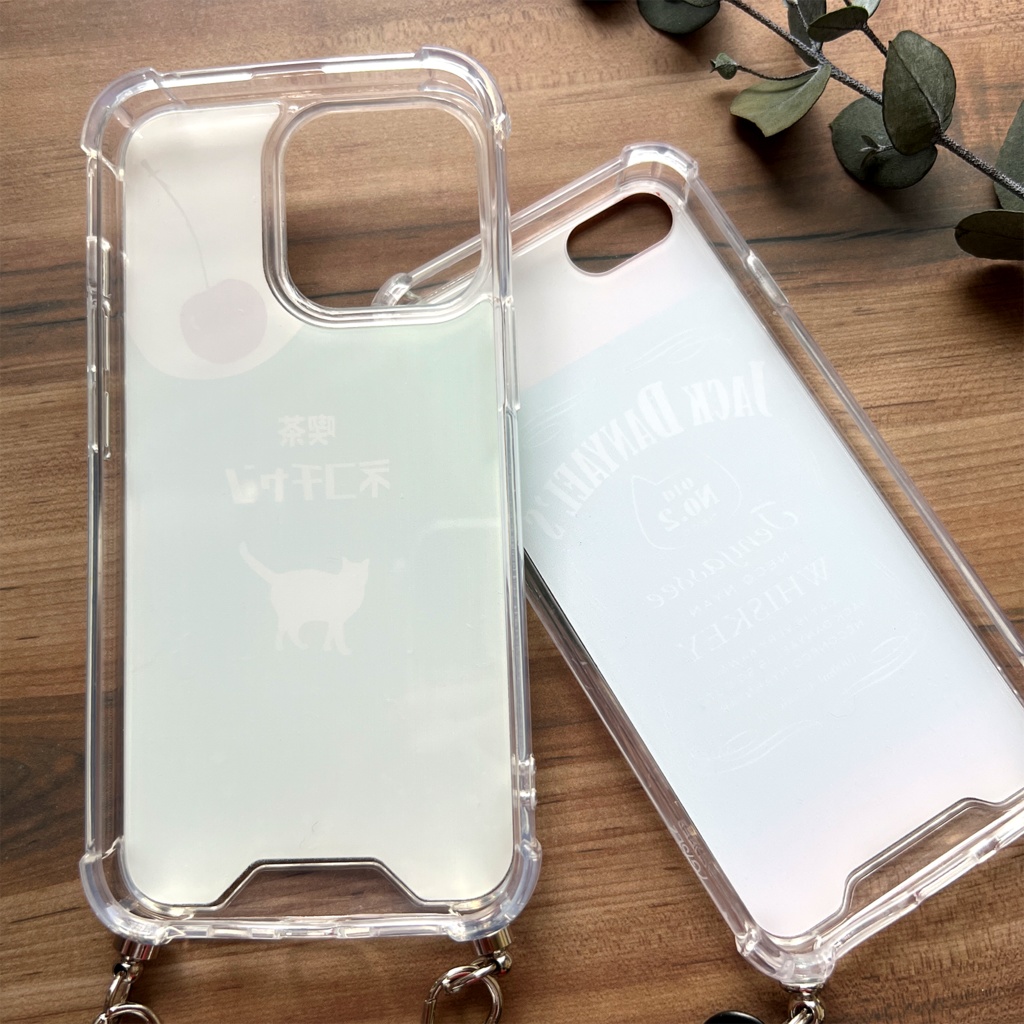猫とアーガイルのスマホケース(緑/ストラップ付き) 猫 スマホショルダー iPhone17 Air iphone13 iphone16 iphone15 XR 他