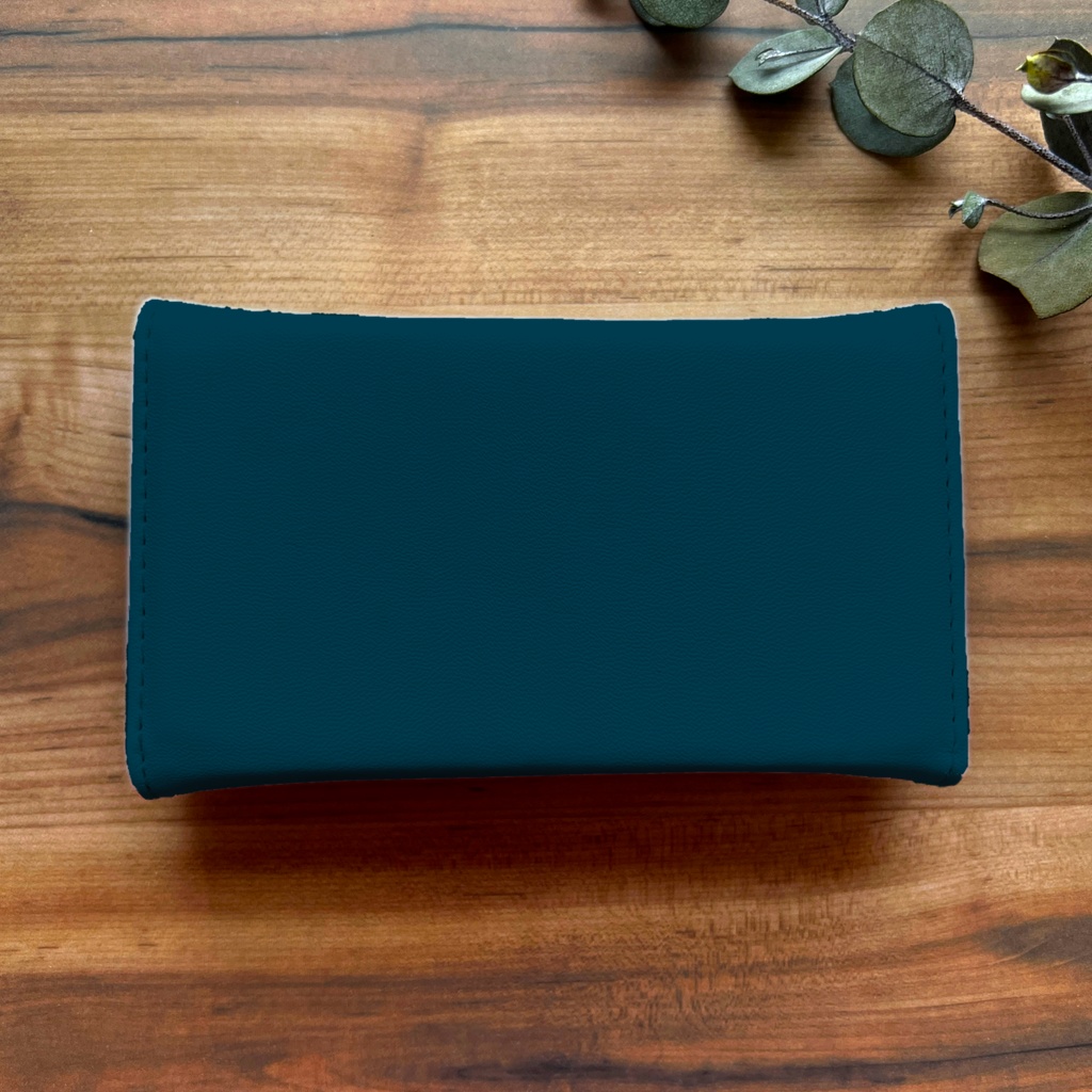 ゼブラ×ネイビーのキーケース 動物 アニマル柄 シマウマ ゼブラ キーケース