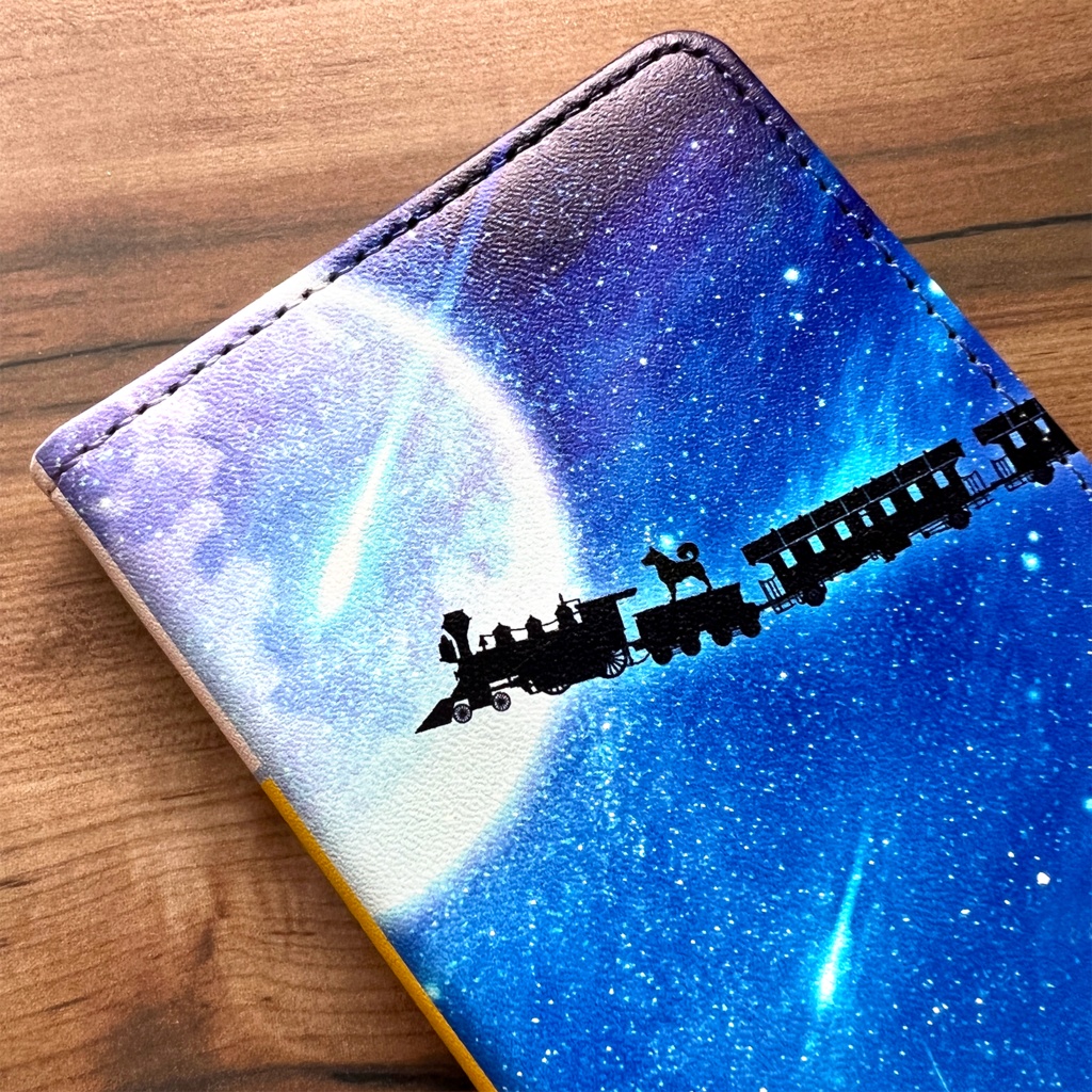 銀河鉄道の犬 文庫本風手帳型スマホケース 全機種対応 犬 柴犬 メンズ iPhone17 Air SE3 iphone16e iphone15 他