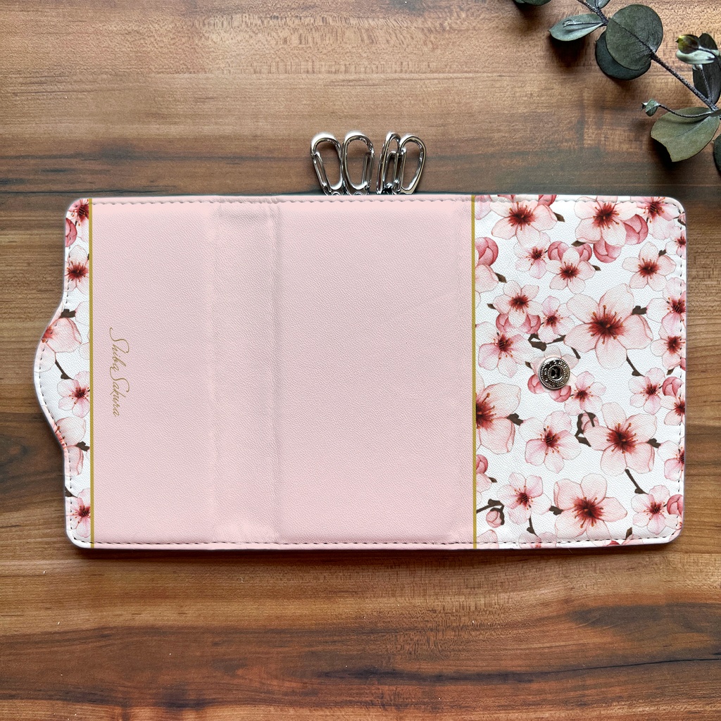 ソメイヨシノのキーケース 花 春 桜 キーケース