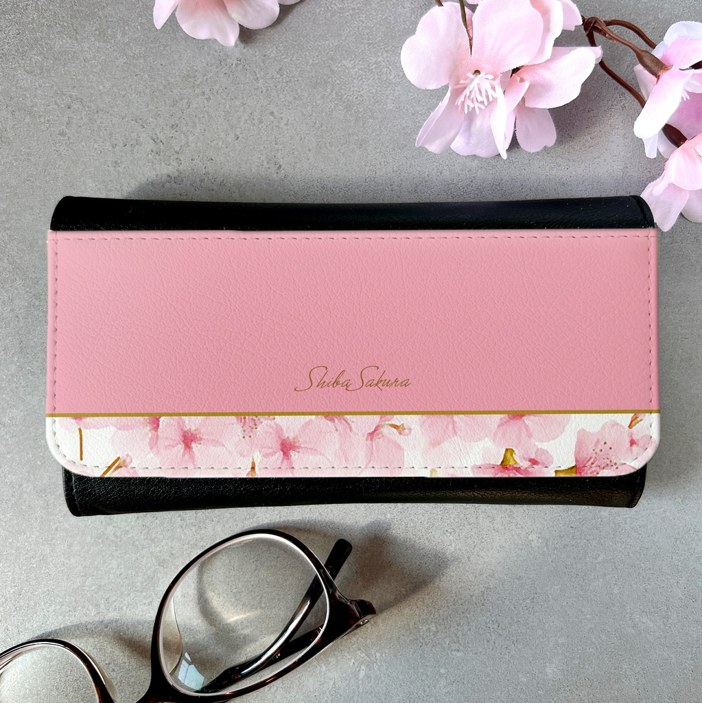 春の桜のメガネケース 桜 春 ソメイヨシノ メガネケース