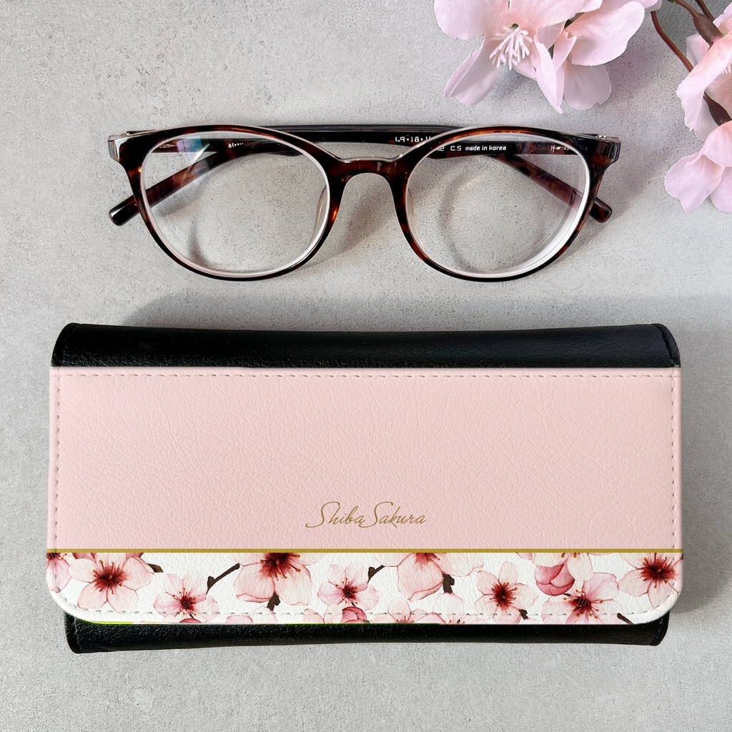 ソメイヨシノのメガネケース 桜 春 メガネケース