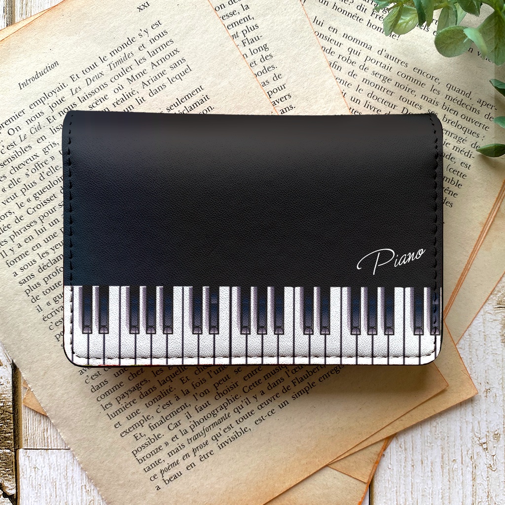 ピアノの名刺ケース ピアノ 音楽 メンズ カードケース 名刺入れ