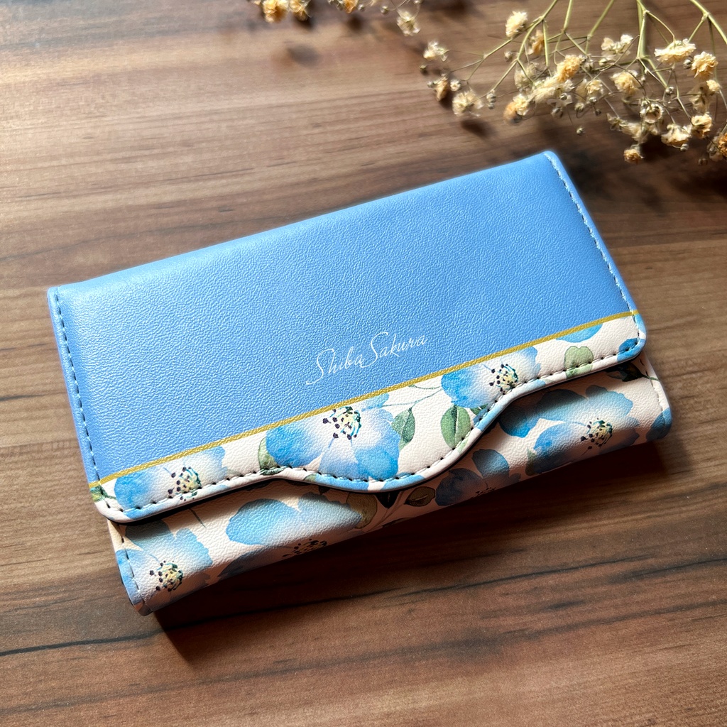 ネモフィラのキーケース(スカイブルー) ネモフィラ 花 春 夏 キーケース