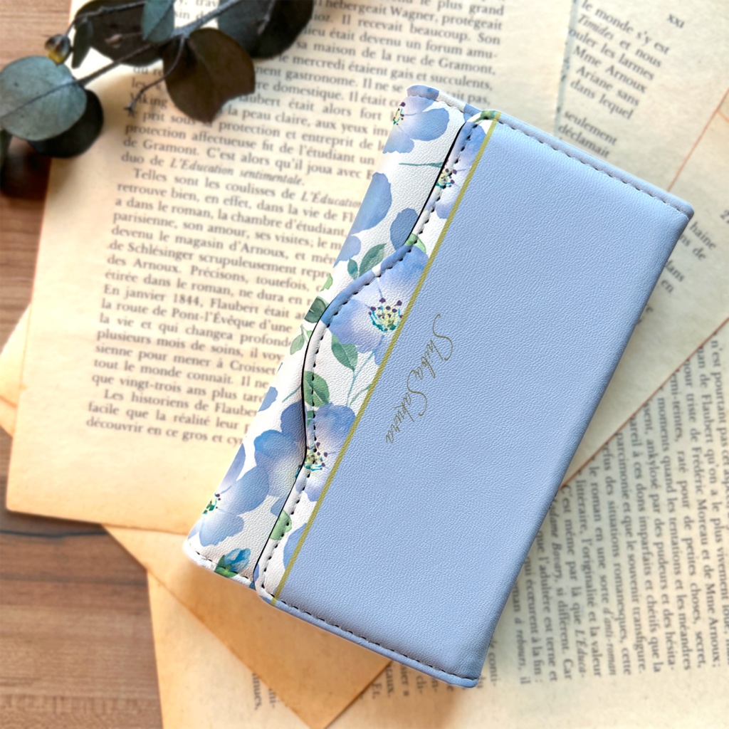 ネモフィラのキーケース(ベビーブルー) ネモフィラ 花 春 夏 キーケース