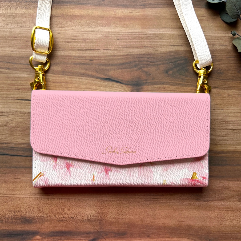 春の桜の三つ折り手帳型スマホケース 全機種対応 手帳型 スマホケース iphone Android 桜 春 iphone16 iPhone16e iphone15