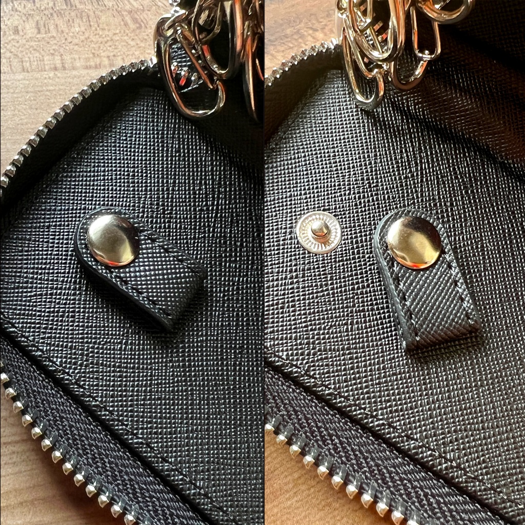 猫と夕焼けレモンティーのスマートキーケース 猫 キーケース 喫茶店 レモン 紅茶