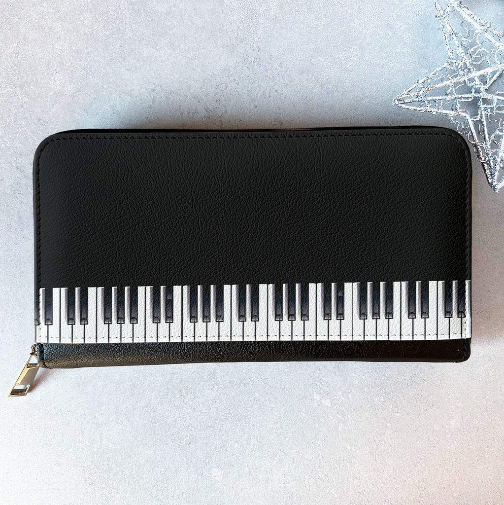 ピアノの長財布 ピアノ 音楽 メンズ 財布 長財布