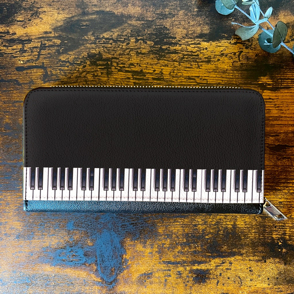 ピアノの長財布 ピアノ 音楽 メンズ 財布 長財布