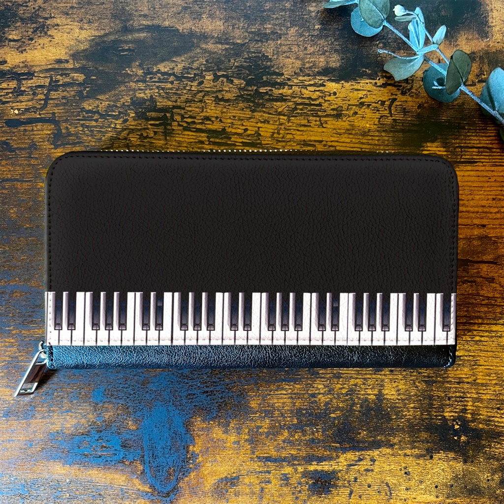 ピアノの長財布 ピアノ 音楽 メンズ 財布 長財布
