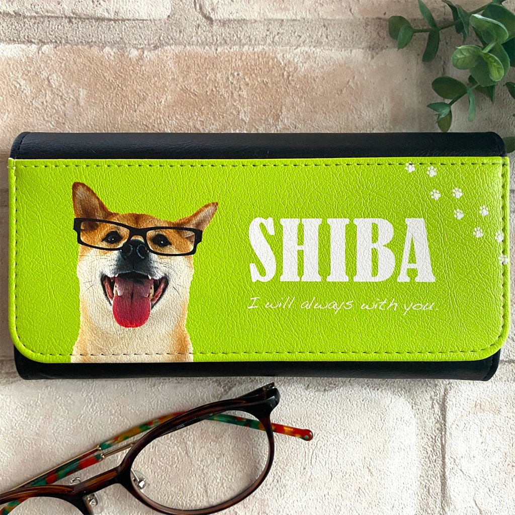 お好きな写真で!オリジナルうちの子メガネケース 犬 猫 ペット うちの子グッズ うさぎ