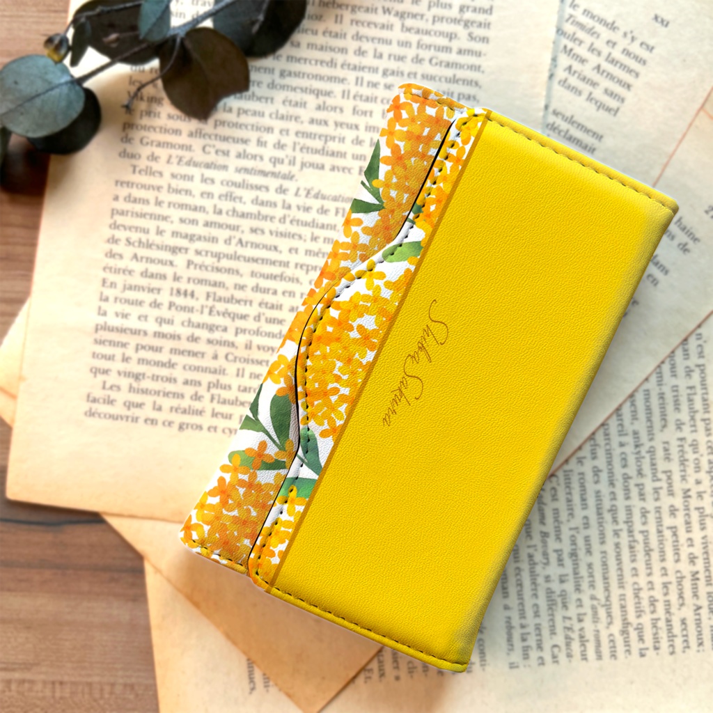 キンモクセイのキーケース(黄金色)金木犀 キンモクセイ 花 秋 キーケース