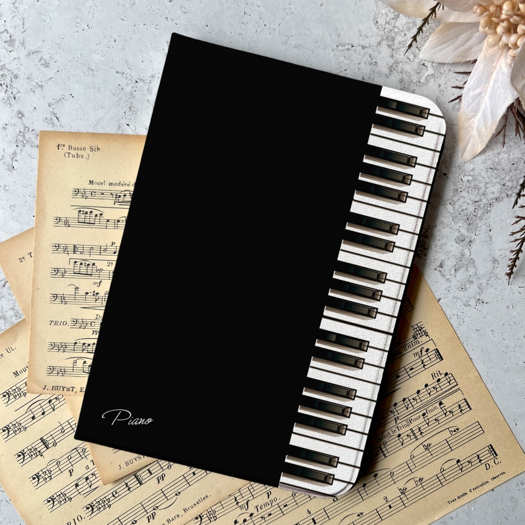 ピアノのiPadケース ピアノ 可愛い 音楽 メンズ ipadケース タブレットケース