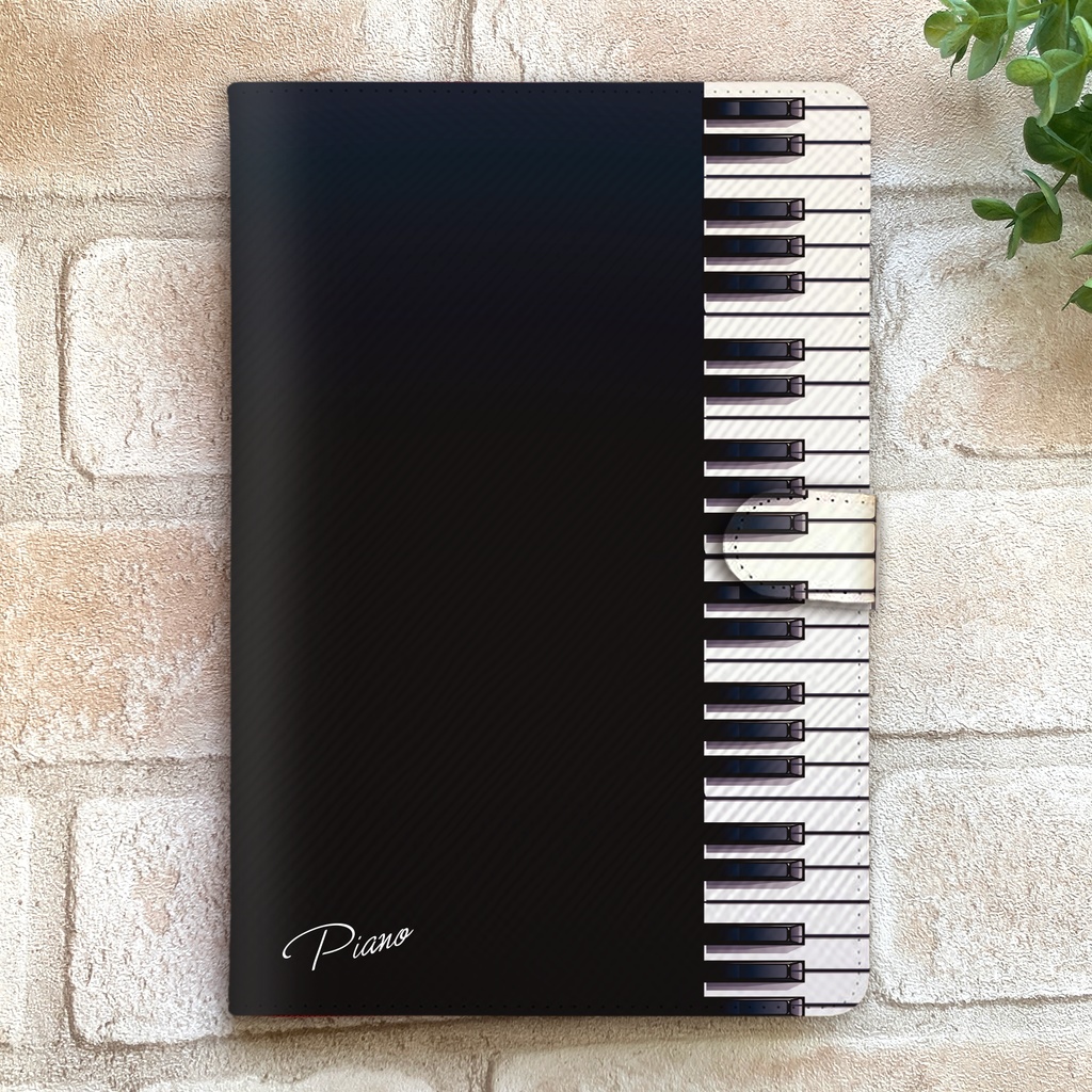 アンティークアイテムピアノキーボード・CDホルダー (ブラック