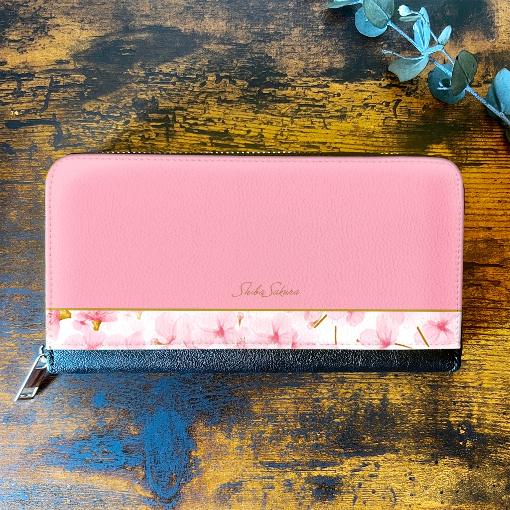 春の桜の長財布 桜 花 財布 長財布