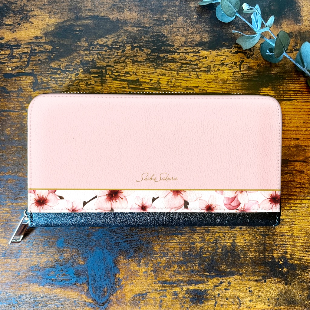 ソメイヨシノの長財布 桜 花 財布 長財布