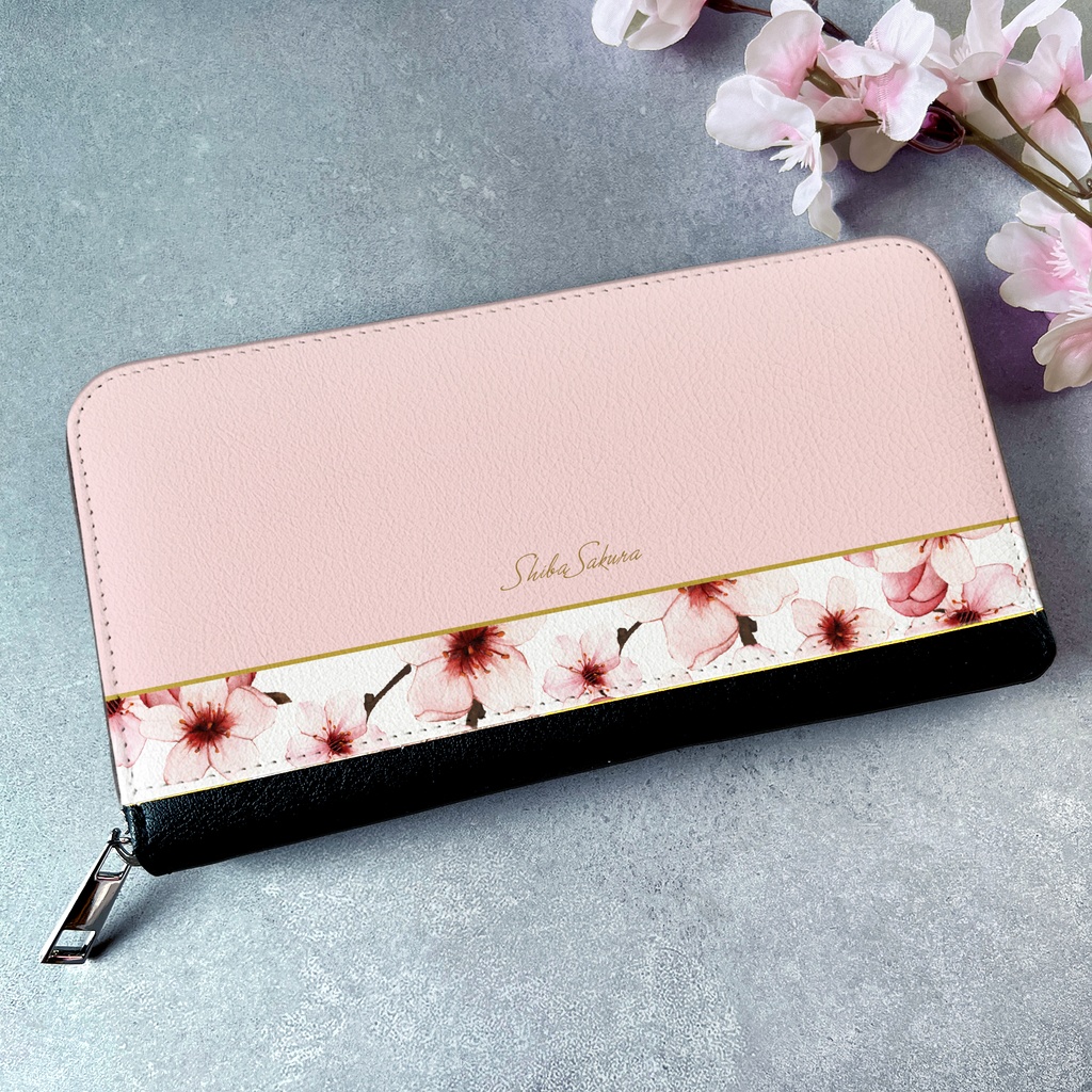 ソメイヨシノの長財布 桜 花 財布 長財布