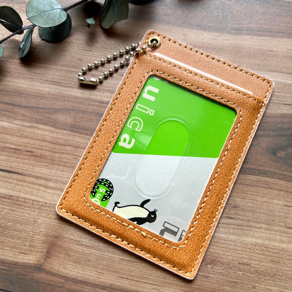 チューリップのパスケース(レッド) チューリップ 春 花 定期入れ カードケース