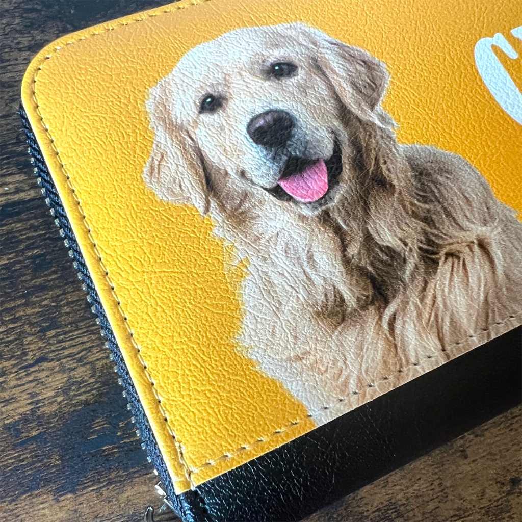 お好きな写真で!うちの子カラフル長財布