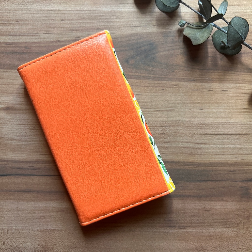 ブラッドオレンジのキーケース オレンジ フルーツ 夏 キーケース
