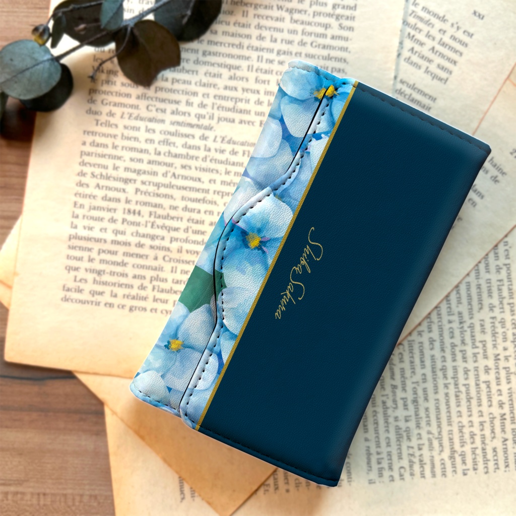 梅雨の紫陽花のキーケース アジサイ 夏 梅雨 キーケース