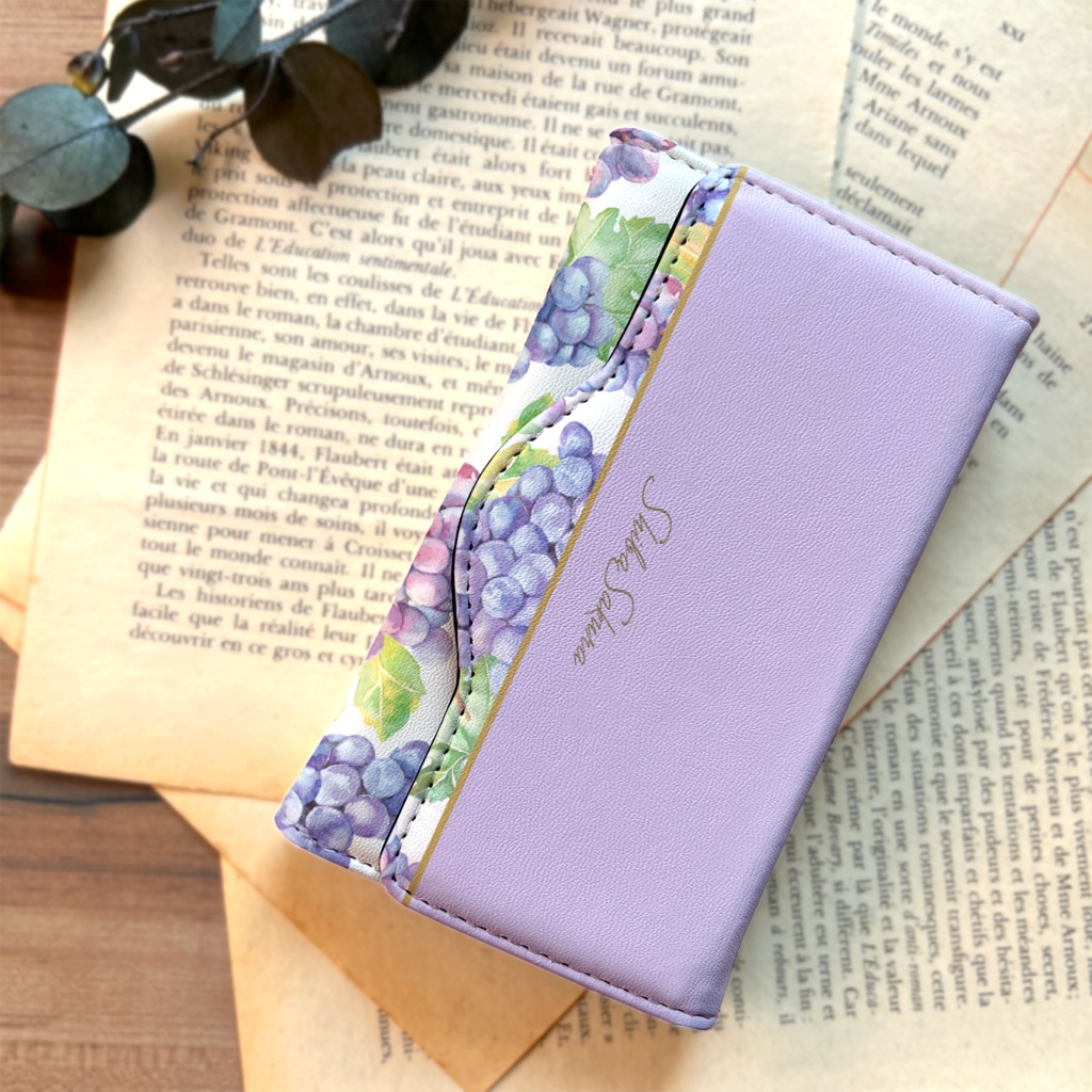 ぶどうのキーケース(クイーンニーナ) 葡萄 紫 キーケース