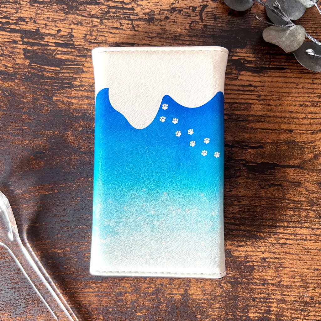 ねことクリームソーダのキーケース 猫 ソーダ 夏