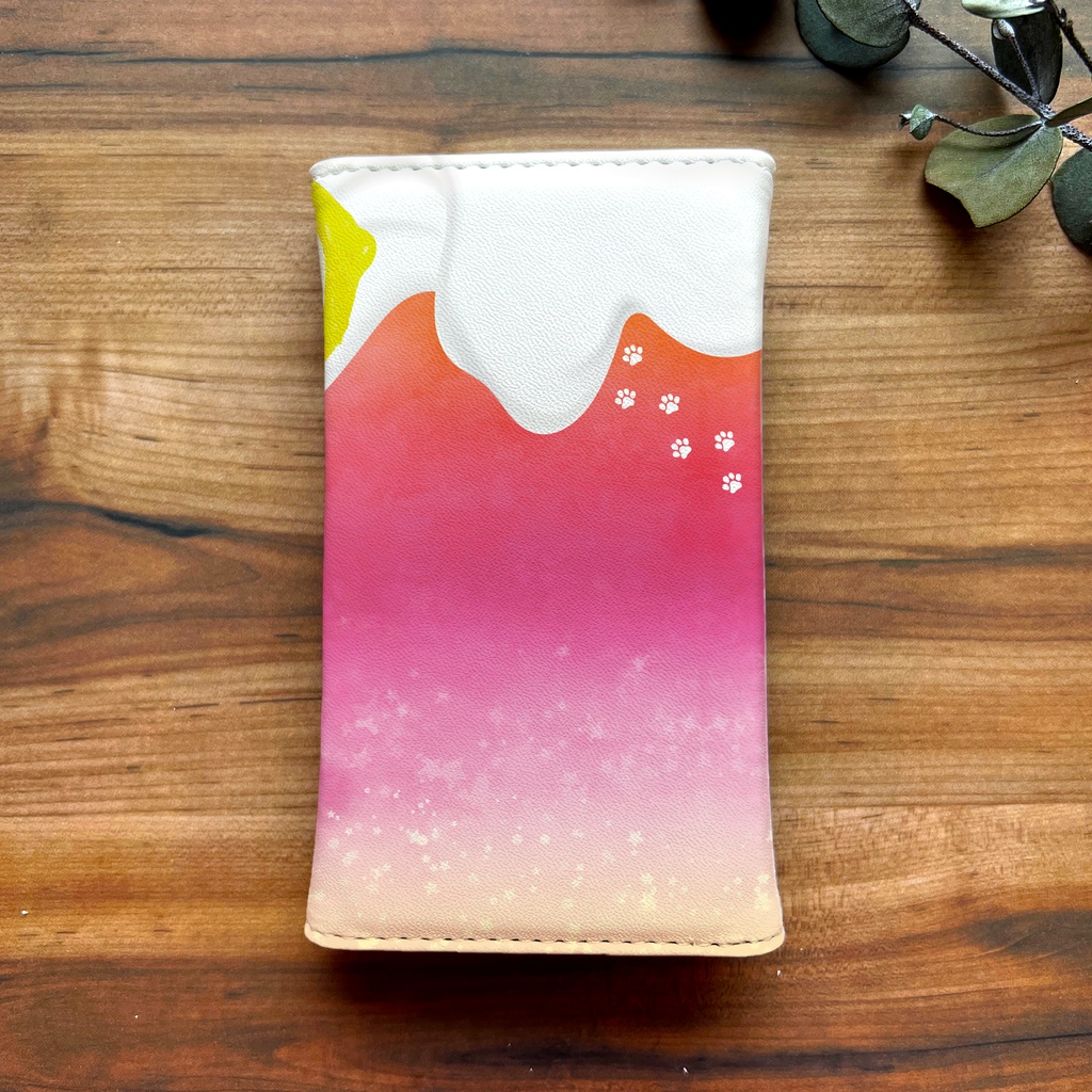 猫と黄昏ピンクレモネードのキーケース ねこ レモン ソーダ