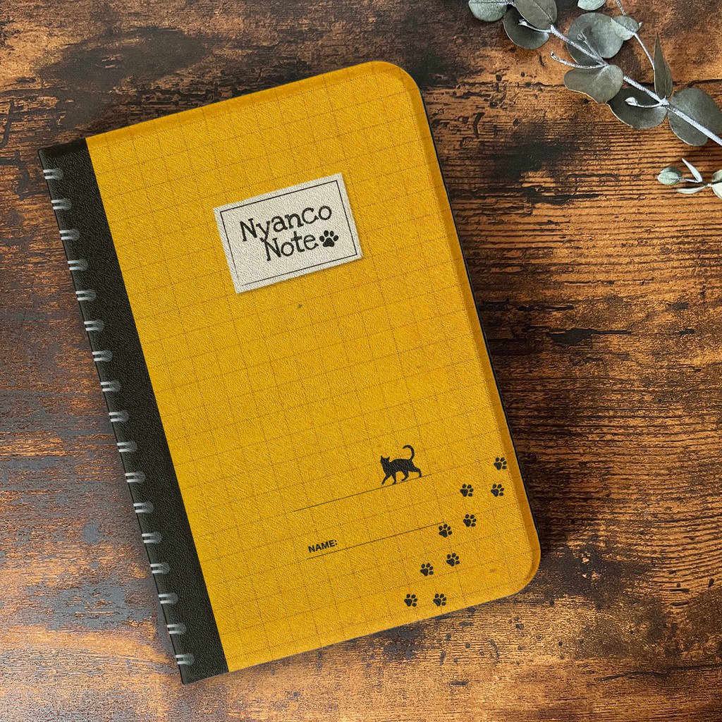にゃんこスケッチノートのiPadケース 猫 黒猫 可愛い メンズ ipadケース タブレットケース カバー